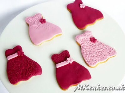 Dress shaped Cookies MK Cakes | One-of-a-kind cakes for every occasion