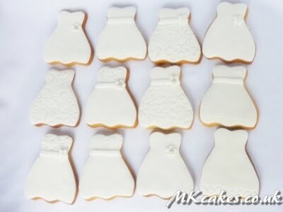 Wedding dress Cookies MK Cakes | One-of-a-kind cakes for every occasion