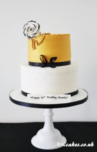 Classic Gold Birthday Cake Classic Gold Birthday Cake