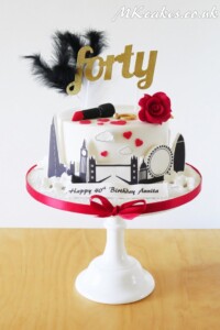 London Themed Birthday Cake London Themed Birthday Cake