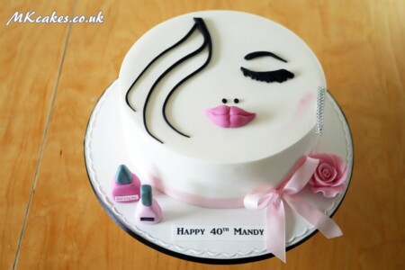 Make-up Birthday Cake Make-up Birthday Cake