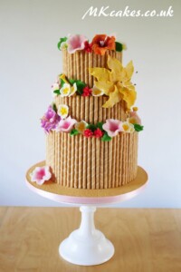 Tropical Themed Birthday Cake Tropical Themed Birthday Cake