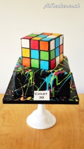 80's Themed Birthday Cake 80's Themed Birthday Cake