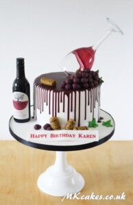 Red Wine Dripping Birthday Cake Red Wine Dripping Birthday Cake