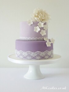 Purple Birthday Cake with Peony Purple Birthday Cake with Peony