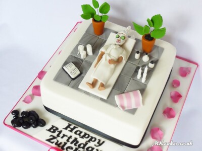 Spa Birthday Cake Spa Birthday Cake