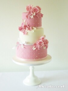 Pink Roses Birthday Cake Pink Roses Birthday Cake