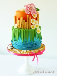 Hawaii Themed Birthday Cake Hawaii Themed Birthday Cake