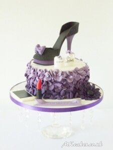 Purple Platform Shoe Birthday Cake Purple Platform Shoe Birthday Cake