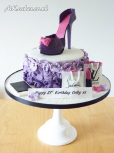 I Love Shopping, Shoe Birthday Cake I Love Shopping, Shoe Birthday Cake