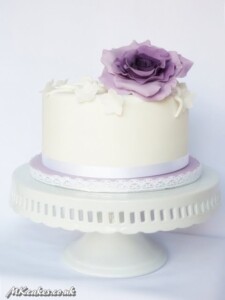 Purple Rose Birthday Cake Purple Rose Birthday Cake