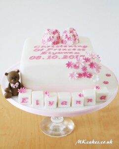 Girl's Christening Cake MK Cakes | One-of-a-kind cakes for every occasion