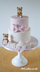 Girl's Christening Cake MK Cakes | One-of-a-kind cakes for every occasion