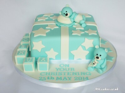 Boy's Christening Cake MK Cakes | One-of-a-kind cakes for every occasion