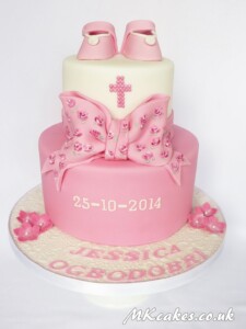 Girl's Christening Cake MK Cakes | One-of-a-kind cakes for every occasion