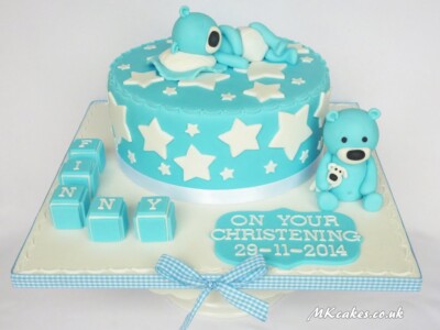 Boy's Christening Cake MK Cakes | One-of-a-kind cakes for every occasion