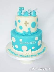 Boy's Christening Cake MK Cakes | One-of-a-kind cakes for every occasion