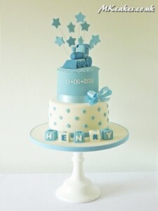 Boy's Christening Cake MK Cakes | One-of-a-kind cakes for every occasion