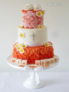 Girl's Christening Cake MK Cakes | One-of-a-kind cakes for every occasion