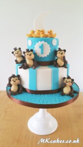 Monkeys and ducks Birthday Cake MK Cakes | One-of-a-kind cakes for every occasion