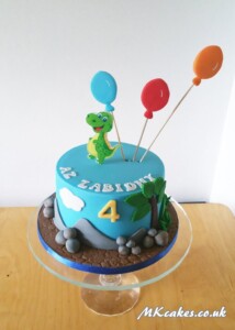Baby Dino Birthday Cake MK Cakes | One-of-a-kind cakes for every occasion