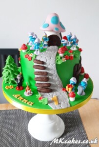 Smurfs Birthday Cake MK Cakes | One-of-a-kind cakes for every occasion