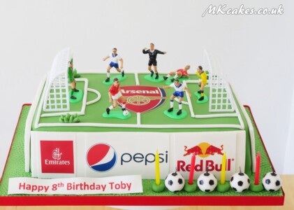 Football Pitch Birthday Cake MK Cakes | One-of-a-kind cakes for every occasion