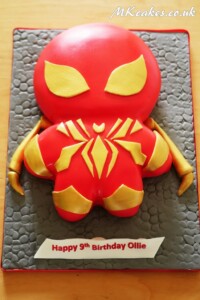 Iron Spiderman Birthday Cake/Avengers Infinity War MK Cakes | One-of-a-kind cakes for every occasion
