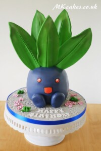 3D Oddish Pokemon Birthday Cake MK Cakes | One-of-a-kind cakes for every occasion
