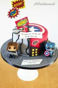 Superheros bobble heads Birthday Cake MK Cakes | One-of-a-kind cakes for every occasion