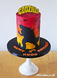 Godzilla Birthday Cake MK Cakes | One-of-a-kind cakes for every occasion