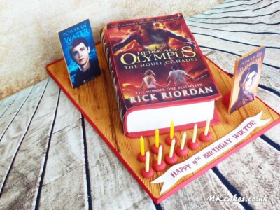 Percy Jackson book Birthday Cake MK Cakes | One-of-a-kind cakes for every occasion