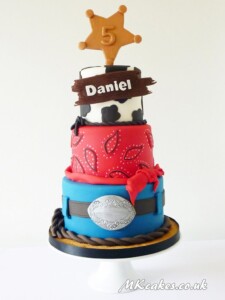 Cowboy themed Birthday Cake MK Cakes | One-of-a-kind cakes for every occasion