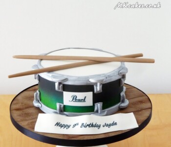 Drum Birthday Cake MK Cakes | One-of-a-kind cakes for every occasion