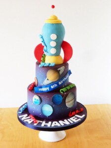 Space Birthday Cake MK Cakes | One-of-a-kind cakes for every occasion