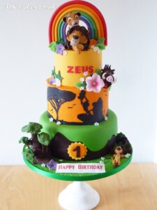 The Lion King Birthday Cake MK Cakes | One-of-a-kind cakes for every occasion