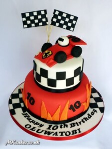 Formula 1 Birthday Cake MK Cakes | One-of-a-kind cakes for every occasion