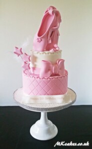Ballet Birthday Cake with slippers MK Cakes | One-of-a-kind cakes for every occasion