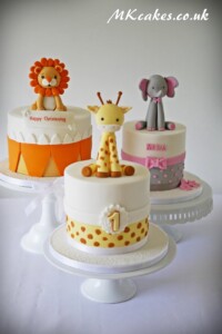 Trio of animals MK Cakes | One-of-a-kind cakes for every occasion
