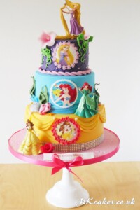 Disney princesses Birthday Cake MK Cakes | One-of-a-kind cakes for every occasion
