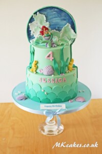 Double sided Birthday Cake with Ariel MK Cakes | One-of-a-kind cakes for every occasion