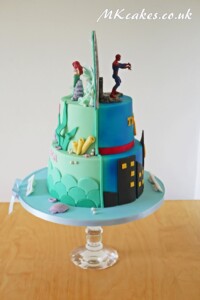 Double sided Birthday Cake with Ariel MK Cakes | One-of-a-kind cakes for every occasion