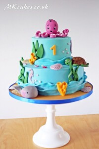 Under the sea Birthday Cake MK Cakes | One-of-a-kind cakes for every occasion