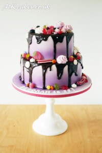Dripping Birthday Cake with sweets MK Cakes | One-of-a-kind cakes for every occasion