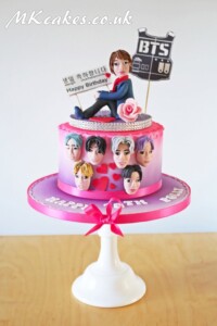 BTS Birthday Cake MK Cakes | One-of-a-kind cakes for every occasion