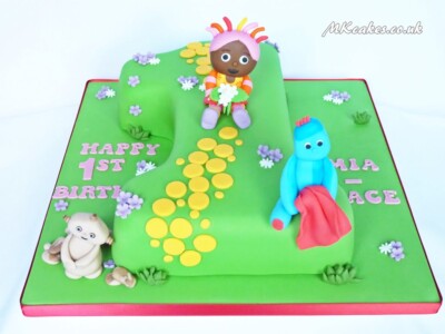 In the Nightgarden number one Birthday Cake MK Cakes | One-of-a-kind cakes for every occasion