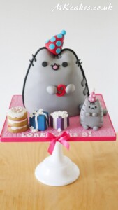 3D Pusheen Birthday Cake MK Cakes | One-of-a-kind cakes for every occasion