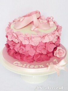 Ballet Shoes Cake MK Cakes | One-of-a-kind cakes for every occasion