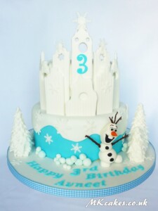 Frozen Birthday Cake with Olaf MK Cakes | One-of-a-kind cakes for every occasion