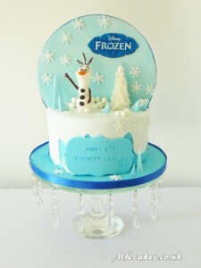 Double sided Frozen Birthday Cake MK Cakes | One-of-a-kind cakes for every occasion